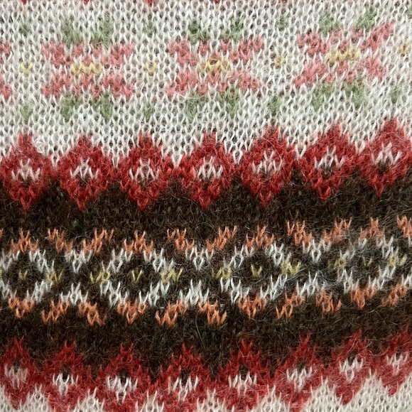 🔆Oversized United Colors Of Benetton Vintage Mohair Blend Sweater Size L - Picture 9 of 10